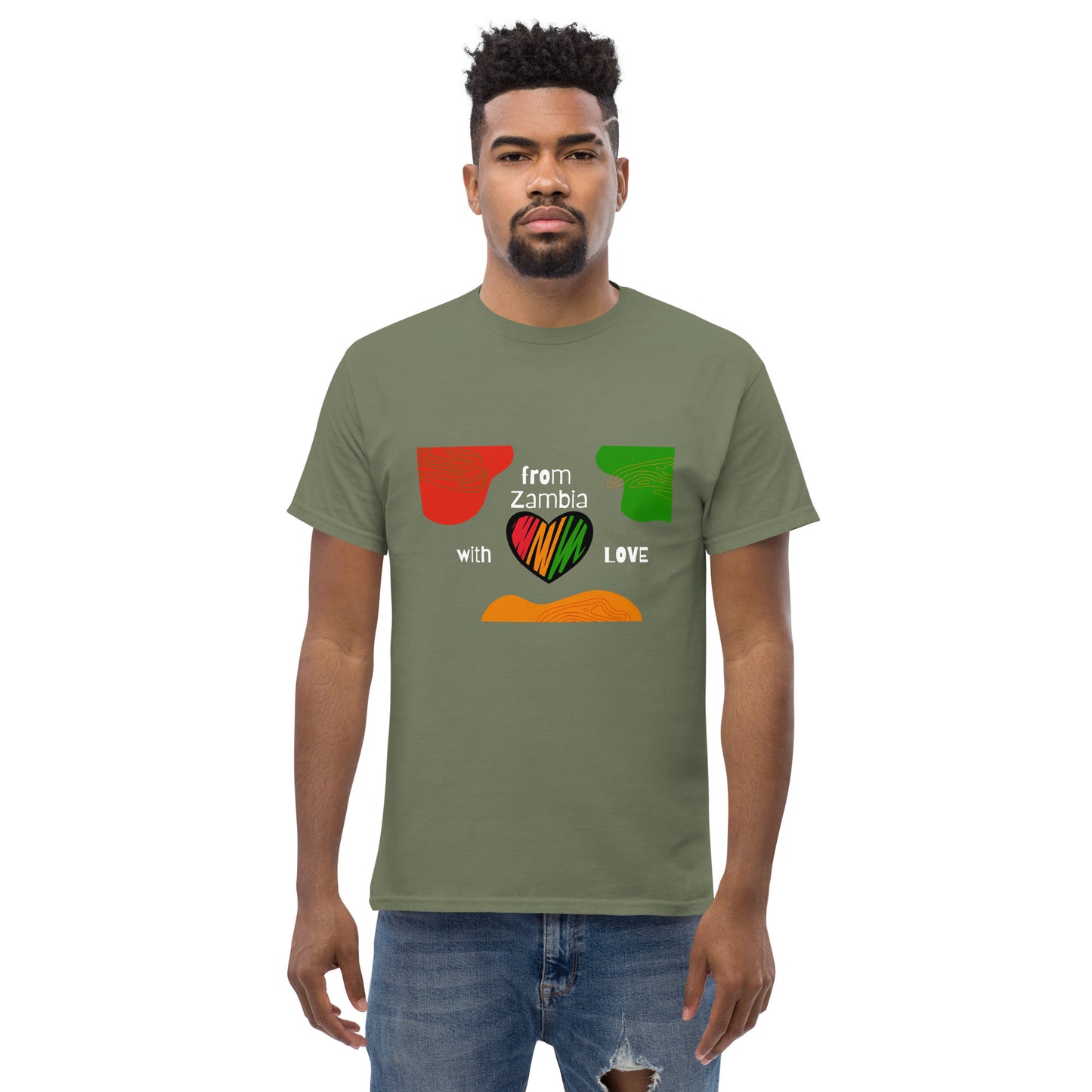 Men's classic From Zambia With Love t shirt