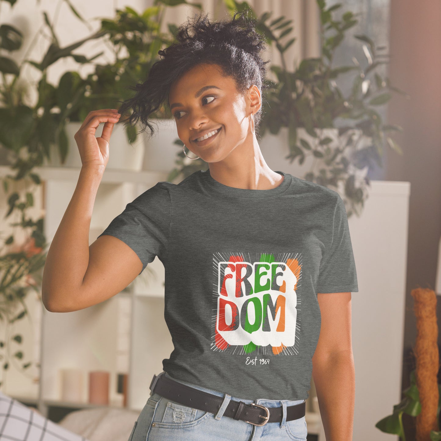 Short-Sleeve Unisex Zambia Freedom T-Shirt