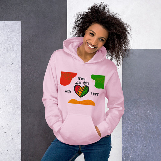 Unisex From Zambia with love (black) Hoodie