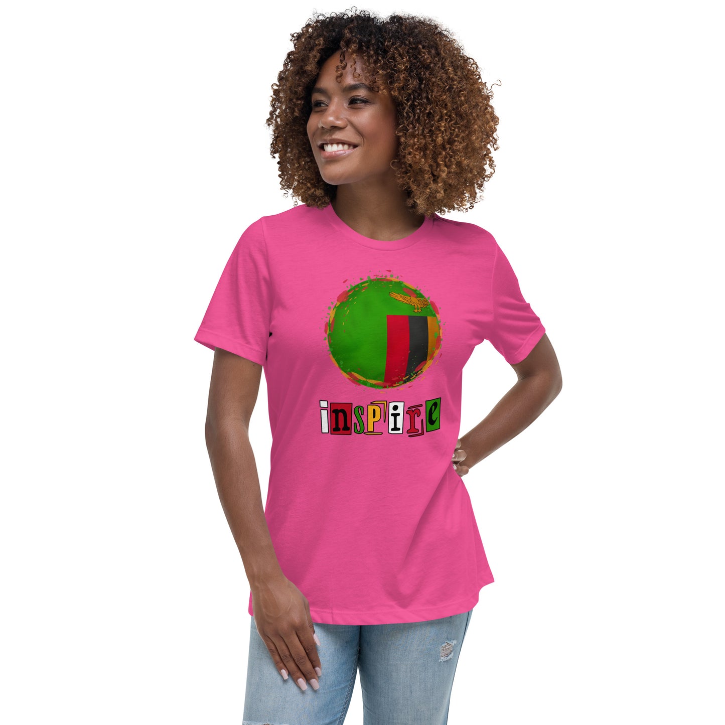 Women's Relaxed Zambia Inspire T-Shirt