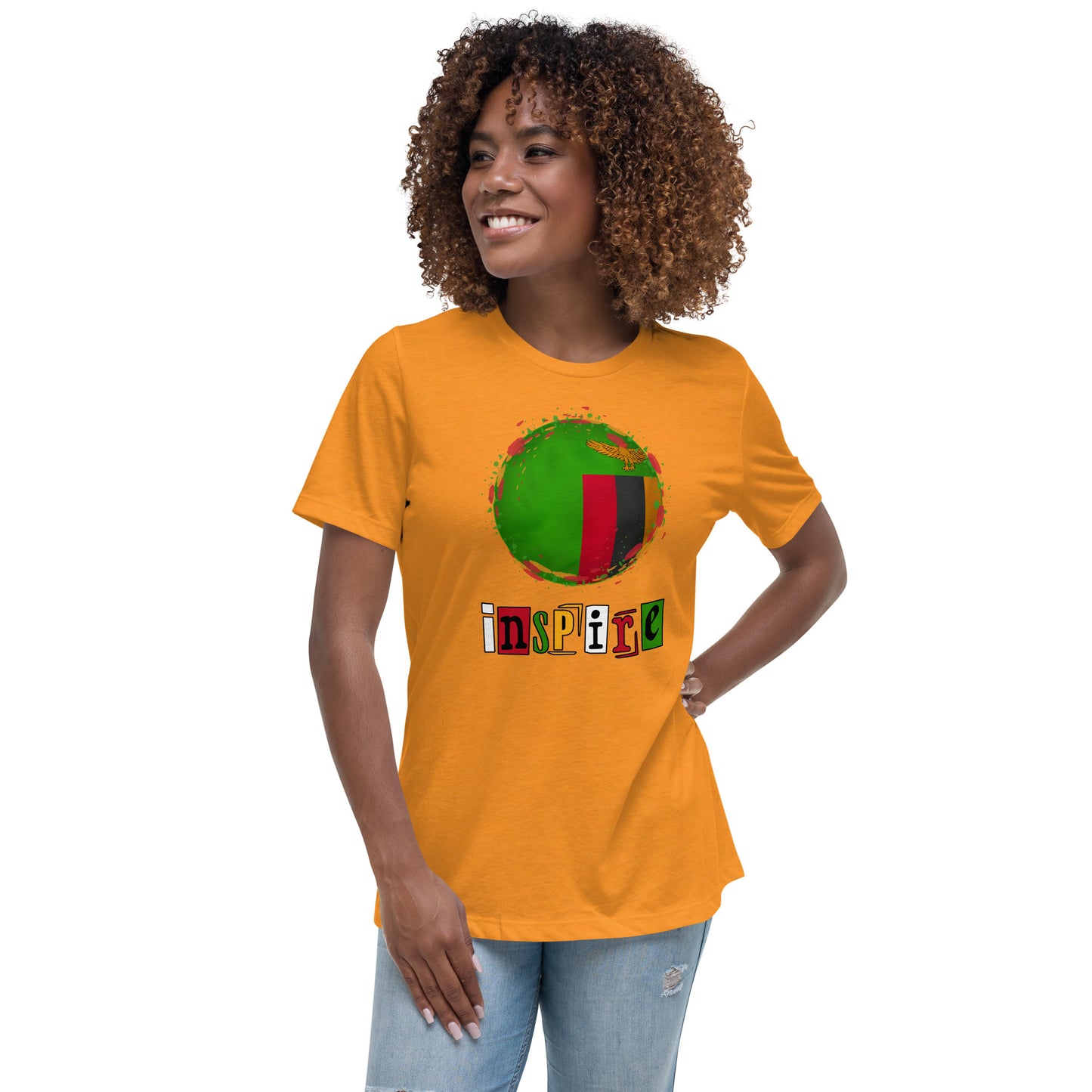 Women's Relaxed Zambia Inspire T-Shirt