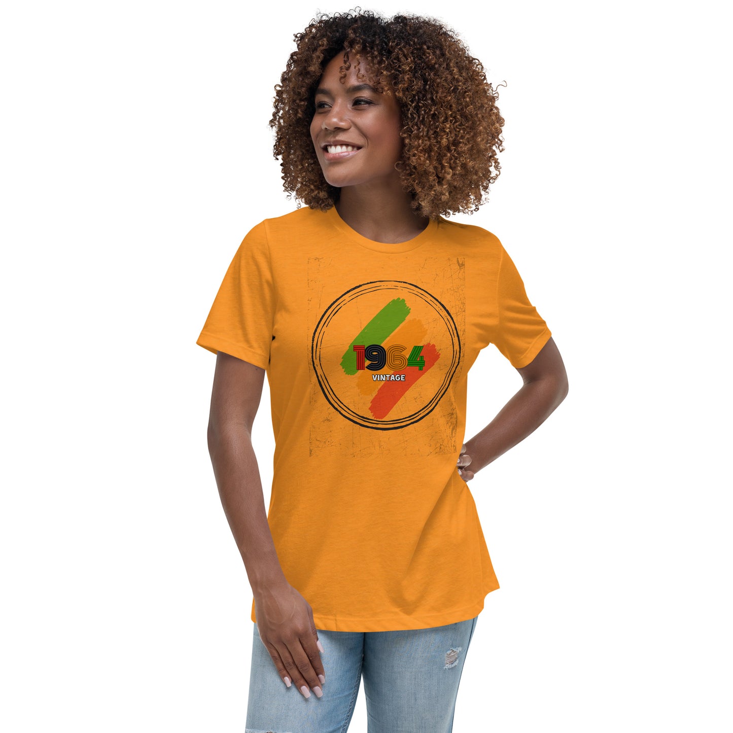 Women's Relaxed Zambia Vintage (Circle) T-Shirt
