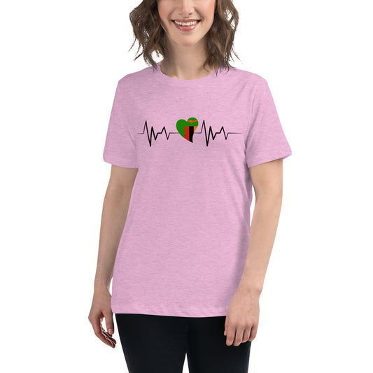 Women's Relaxed T-Shirt heartbeat