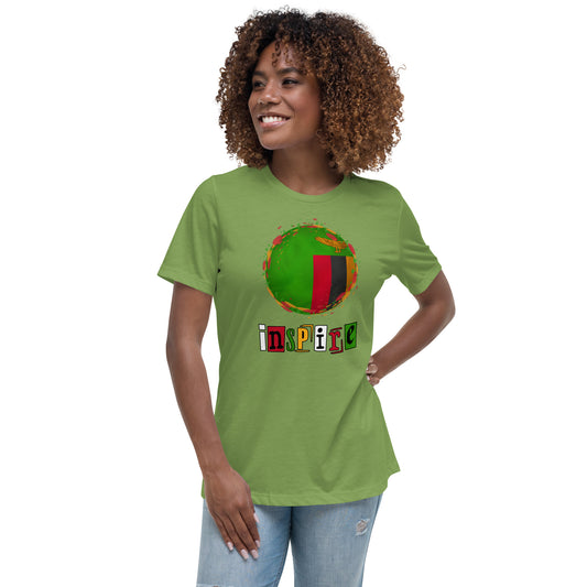 Women's Relaxed Inspire Zambia T-Shirt