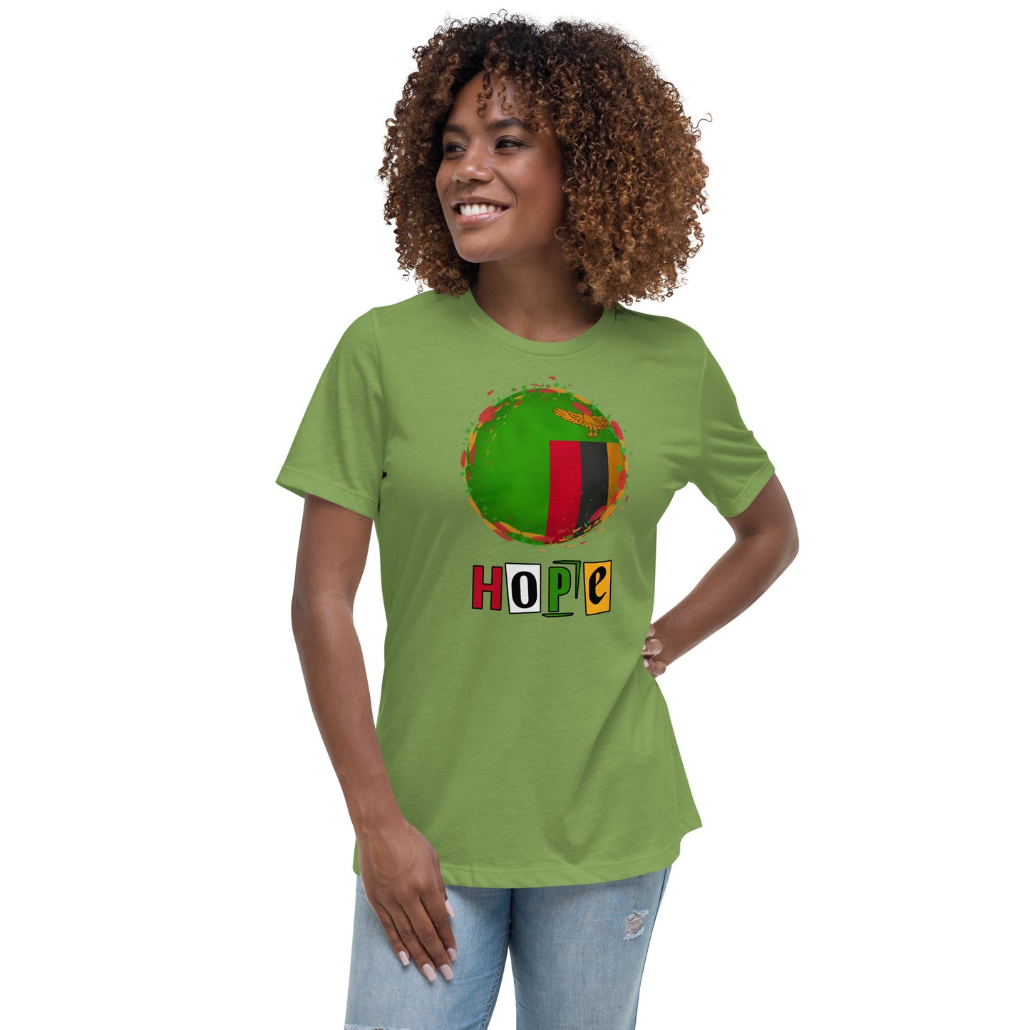 Women's Relaxed Zambia Hope T-Shirt