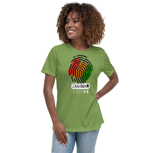 Women's Relaxed Zambian Native T-Shirt