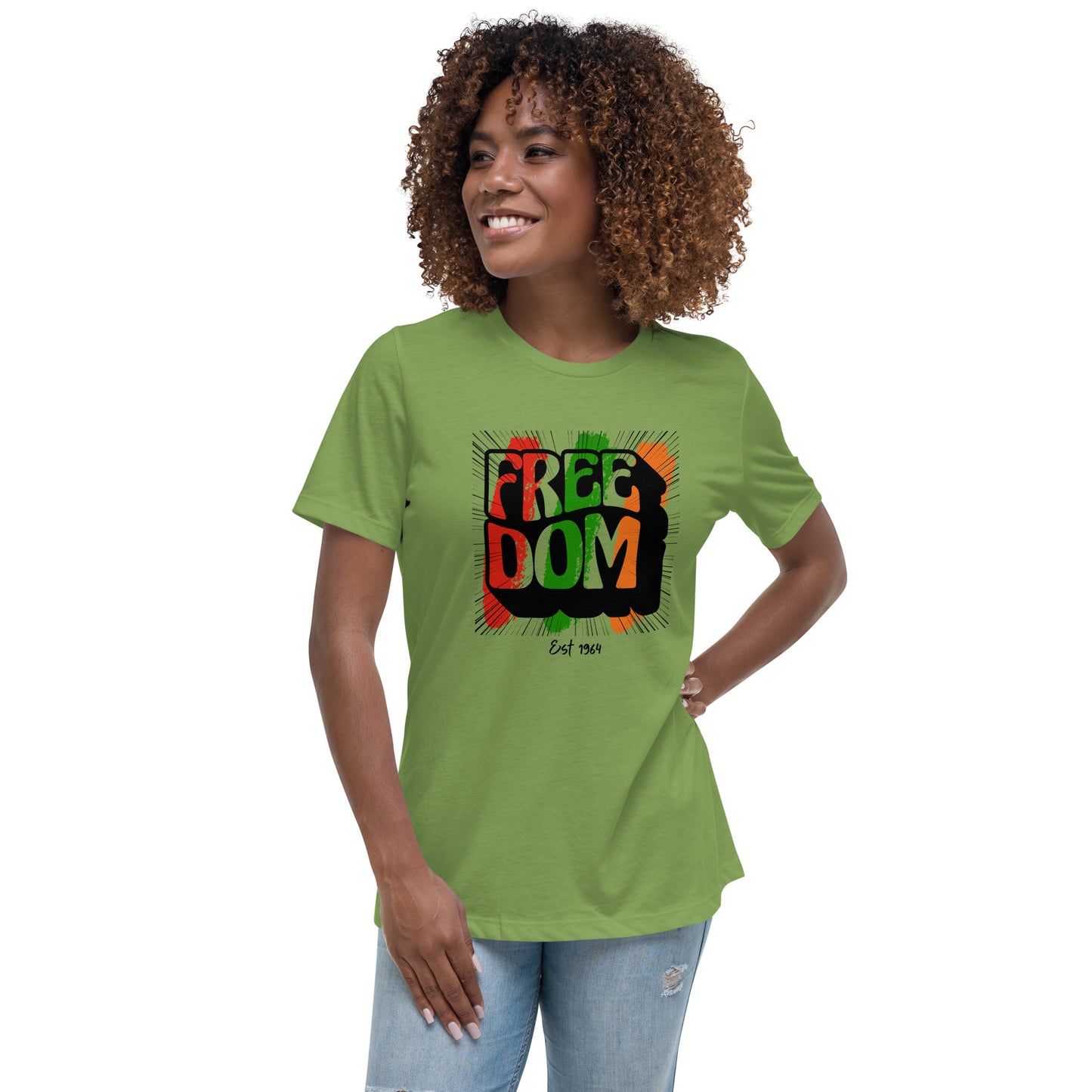 Women's Relaxed Zambia Freedom T-Shirt