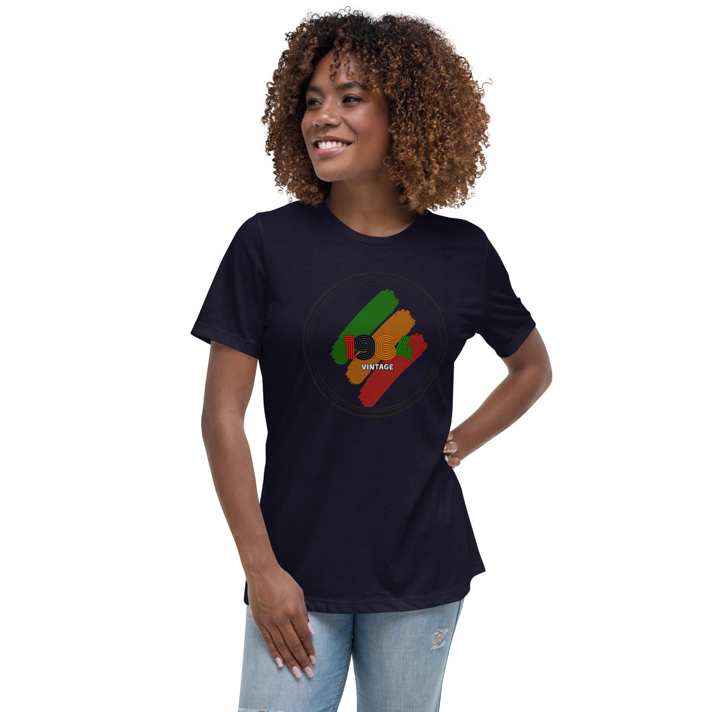 Women's Relaxed Zambia Vintage (Circle) T-Shirt