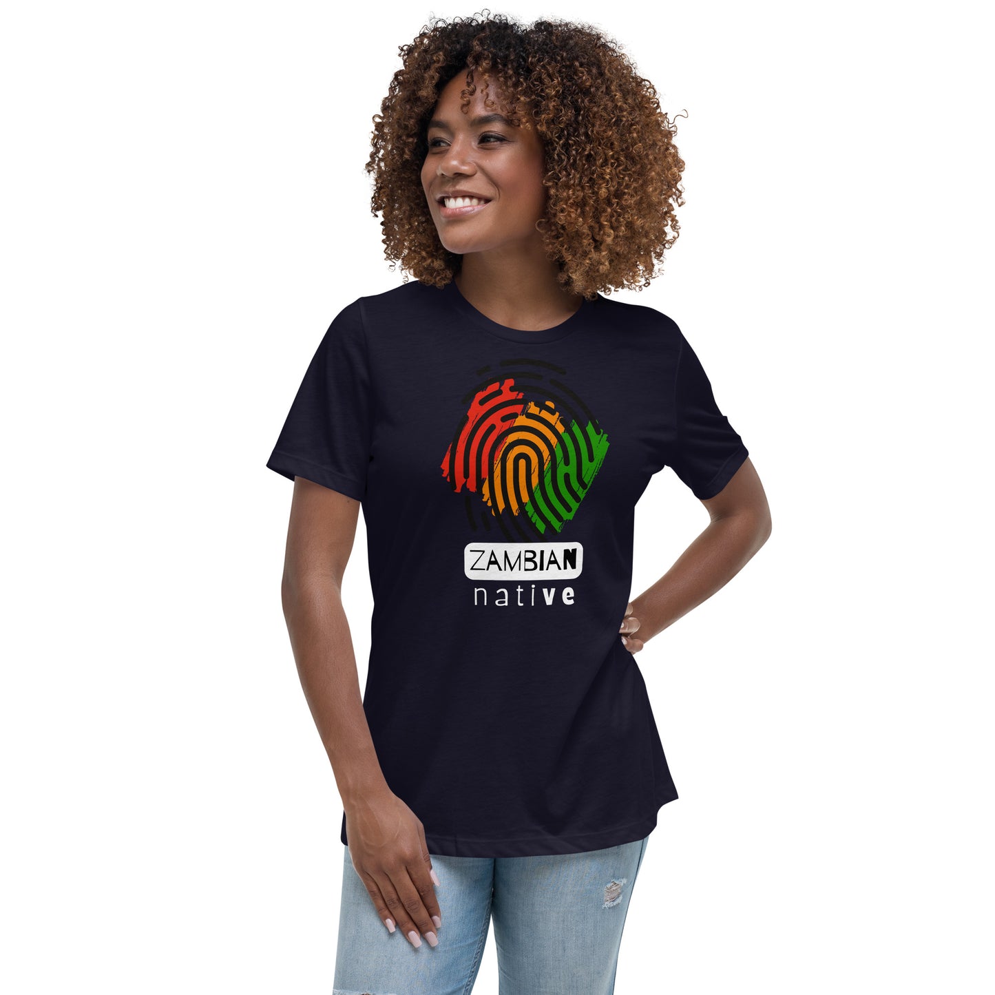 Women's Relaxed Zambian Native T-Shirt