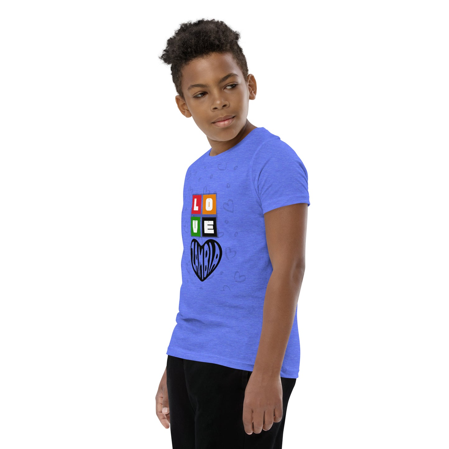 Youth Short Sleeve LOVE Zambia T-Shirt
