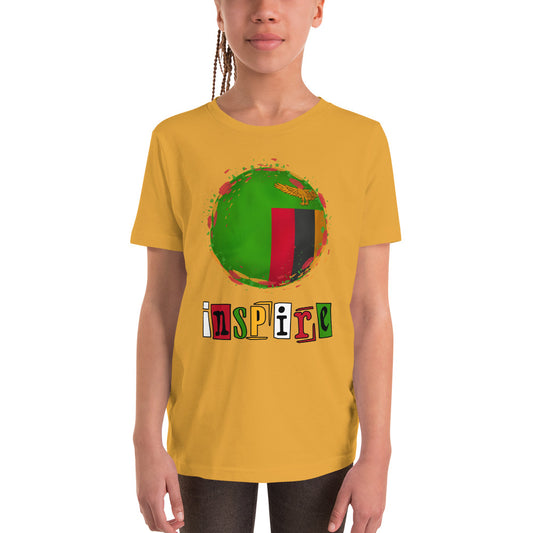 Youth Short Sleeve Zambia Inspire T-Shirt