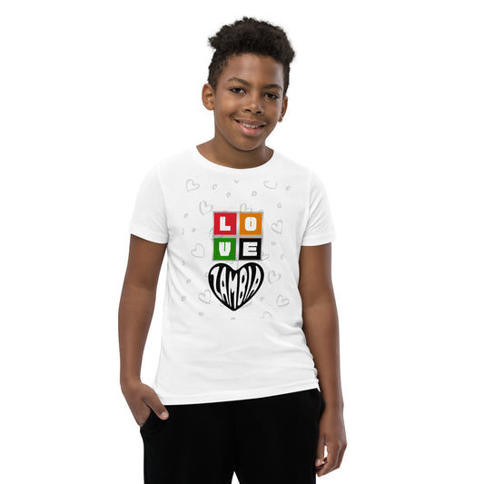 Youth Short Sleeve LOVE Zambia T-Shirt